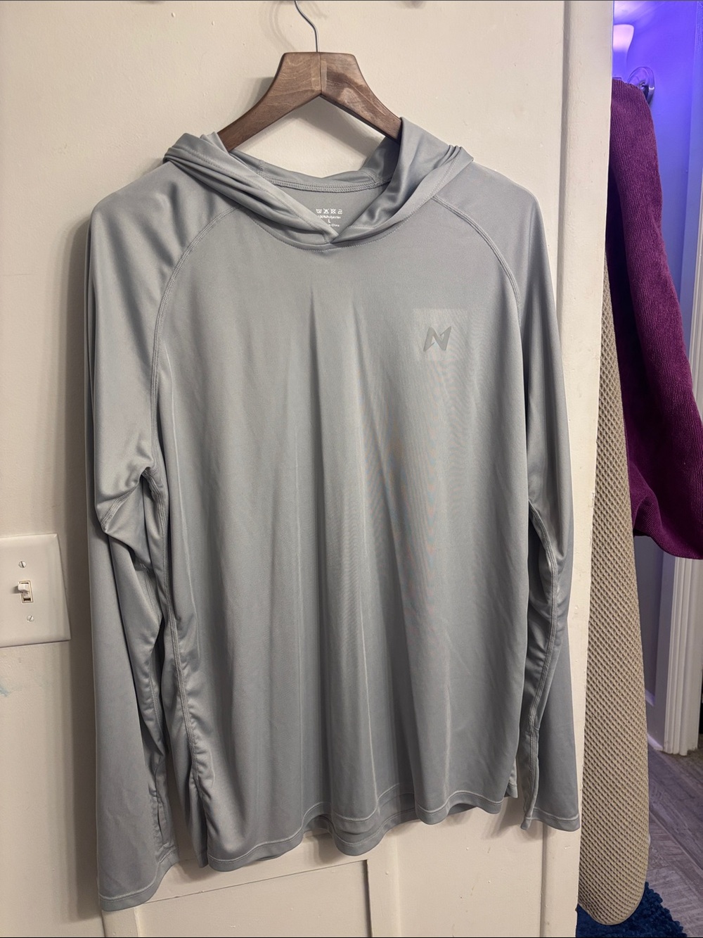Light Gray Performance Hoodie